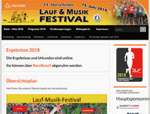 Tablet Screenshot of lauf-musik-festival.de